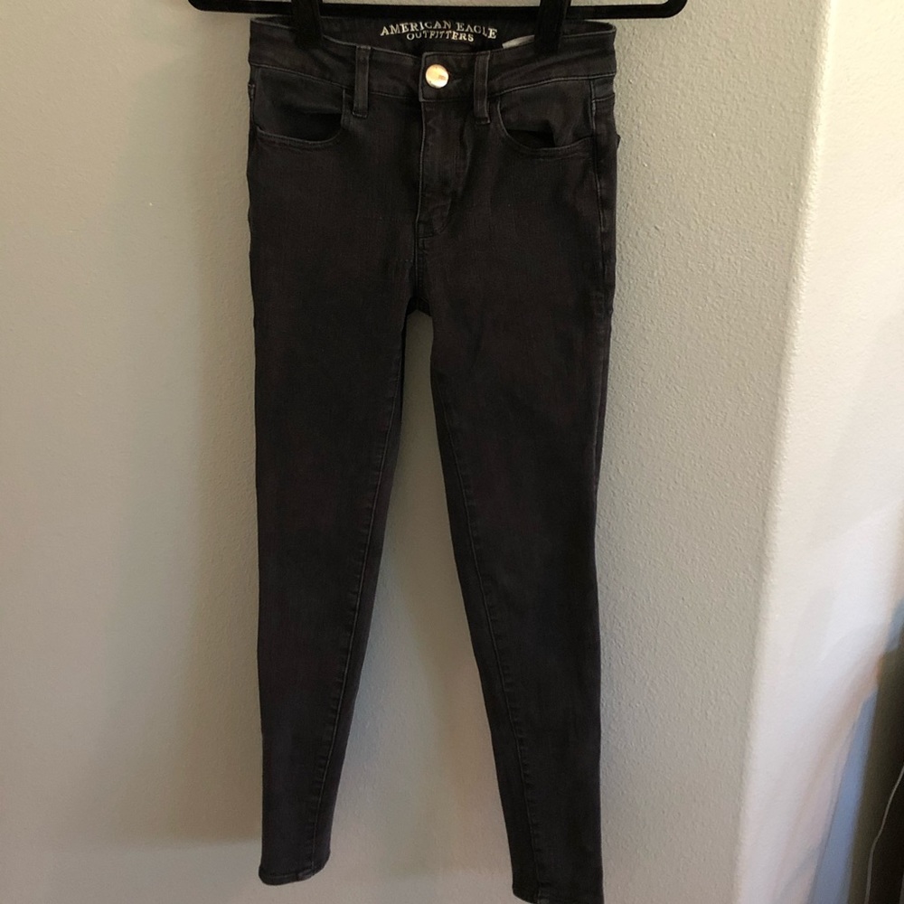 AE Faded black jeans